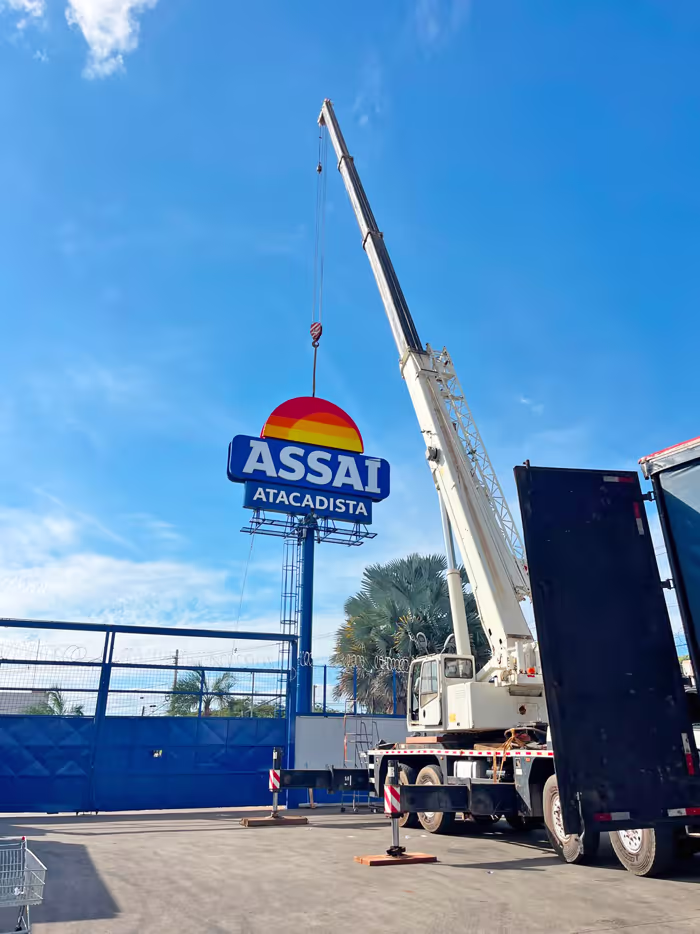 Operação realizada pela ARG Guindastes