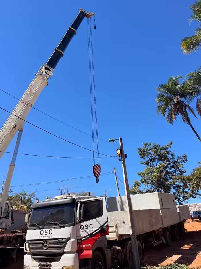 Operação realizada pela ARG Guindastes
