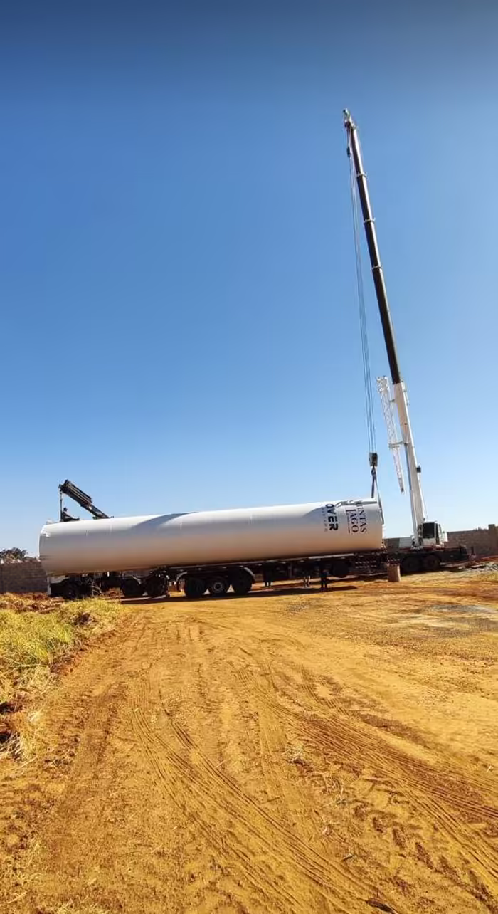 Operação realizada pela ARG Guindastes